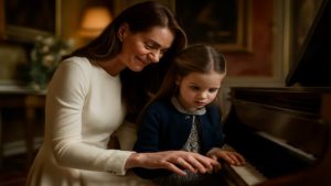 Princess of Wales and Princess Charlotte’s Piano Duet Starts Almost Silently