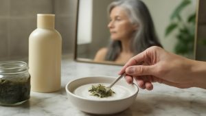 This Conditioner Add-In Gradually Restores Grey Hair to Natural Color